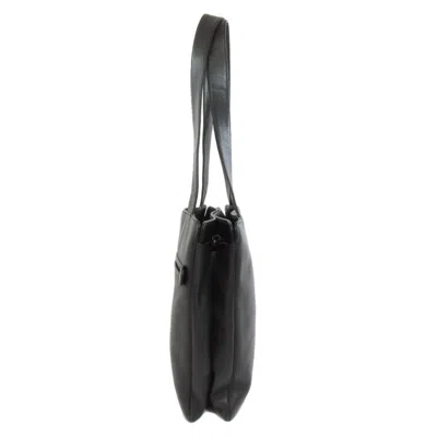 Pre-owned Chanel Black Leather Tote Bag ()
