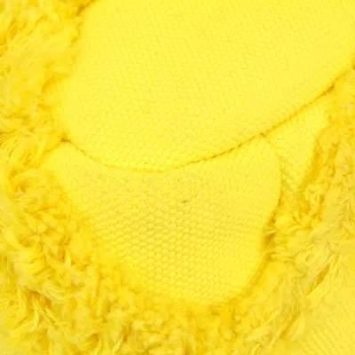 Pre-owned Chanel Yellow Canvas Leather Shoulder Bag ()