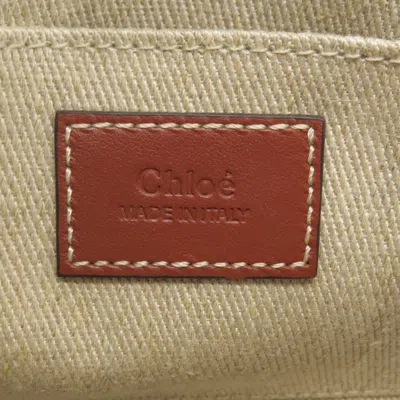 Pre-owned Chloé Brown Canvas Shoulder Bag ()
