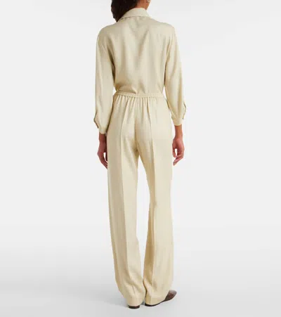 Joseph Tahiti Straight-leg Soft Viscose Trousers In Neutral