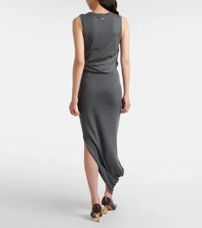 Jw Anderson Abito In Jersey Grigio  Donna In Gray