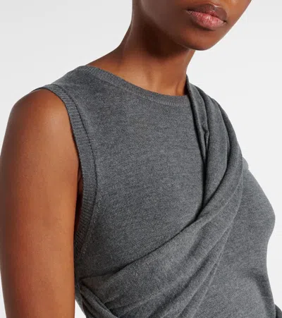 Jw Anderson Abito In Jersey Grigio  Donna In Gray