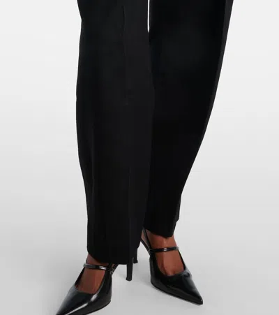 ROBENA初剪羊毛直筒裤