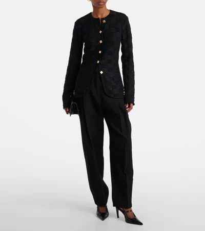 ROBENA初剪羊毛直筒裤