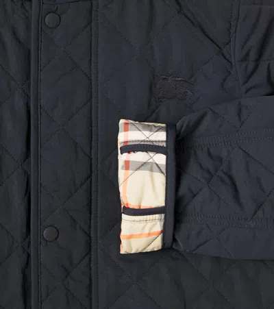 Burberry Ekd Quilted Jacket In Black