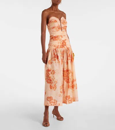 Aquazzura 50mm Tati Nappa Leather Halter Sandals In Brown