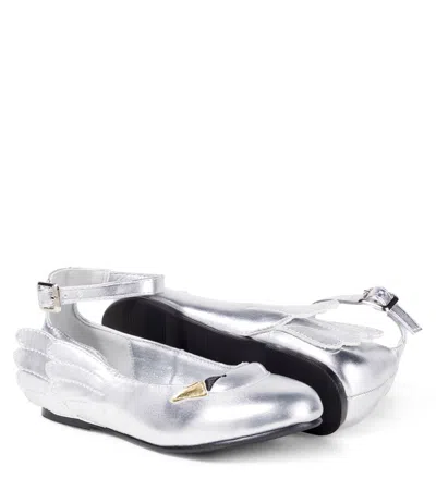 Stella Mccartney Kid - Swan Ballerina In Silver