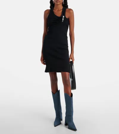 Coperni Bridge Denim Cowboy Boots In Multi