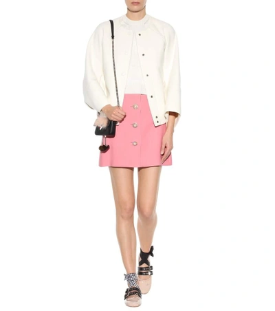 Shop Miu Miu A-line Skirt In Rosa