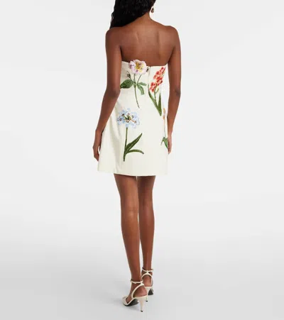 chinese dress ladies Rosario Appliqué Floral Bustier Mini Dress main image 1