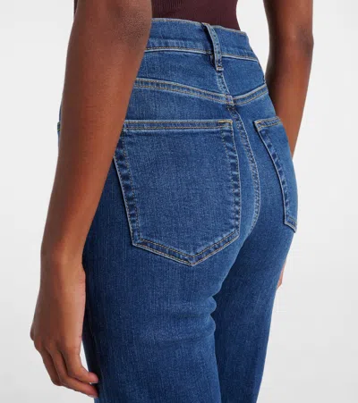 Frame Le Sleek Straight Jeans Stargirl In Blue