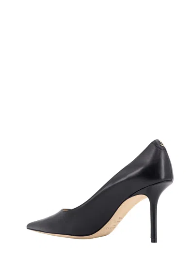 Jimmy Choo Love 85 Black Patent Leather Pumps In Brown