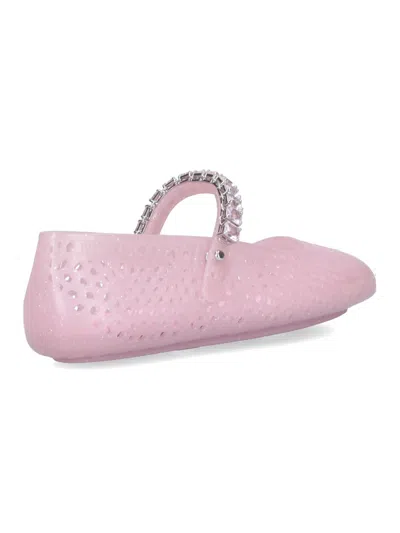 Jimmy Choo Ballerine The Jelly In Gomma Rosa  Donna In Pink