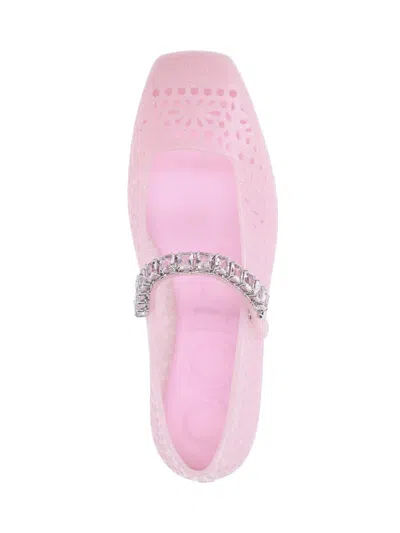 Jimmy Choo Ballerine The Jelly In Gomma Rosa  Donna In Pink