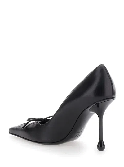 Jimmy Choo Scarlett 95 Leather Pumps In Black
