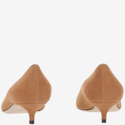 Jimmy Choo Décolleté Amelia In Suede Color Toffee In Brown