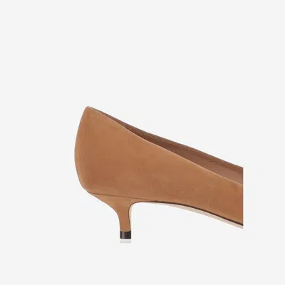 Jimmy Choo Décolleté Amelia In Suede Color Toffee In Brown