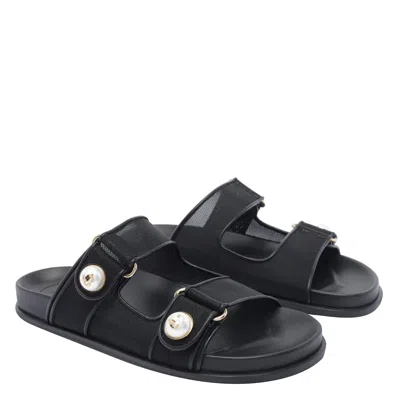 Jimmy Choo 25mm Fayence Leather Sandals In Black