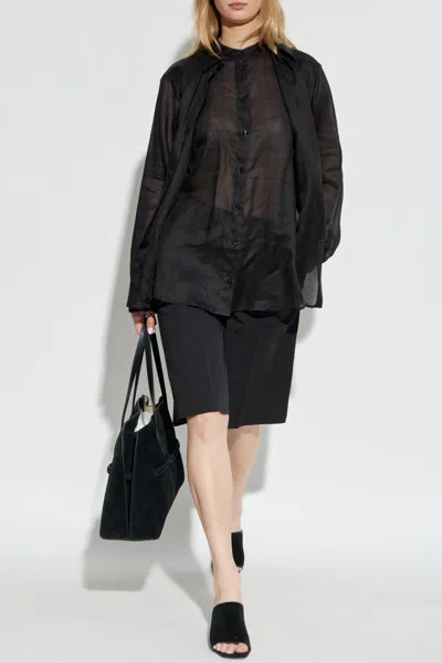 Totême Toteme Button-down Shirt In Black