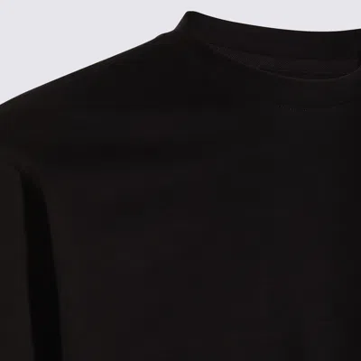 Y-3 Adidas Logo Cotton T-shirt In Black