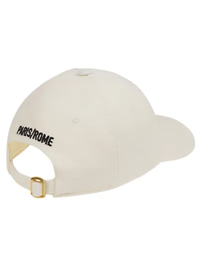Valentino Garavani Chez  Baseball Cap In White