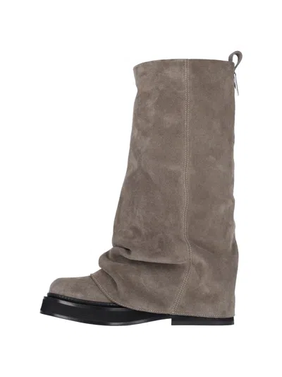 Attico Robin Boots In Neutral