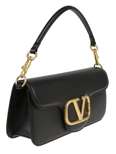 Valentino Locò Shoulder Bag In Black