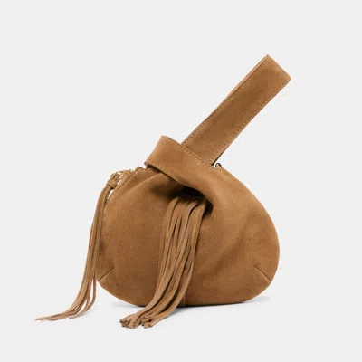Dolce Vita Zury Handbag Camel Suede In Brown