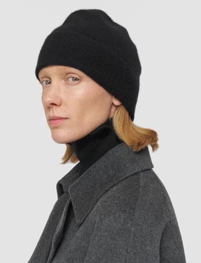Joseph Brushed Cashmere Hat In Black