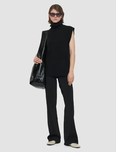 Joseph Brushed Cashmere Vest In Black