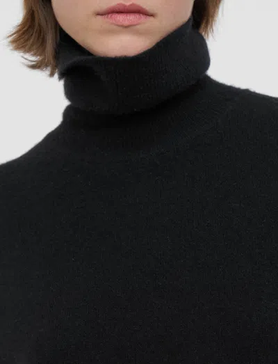 Joseph Brushed Cashmere Vest In Black