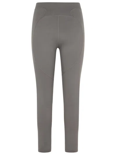 Adidas By Stella Mccartney Heart-shaped Panelled Trousers In Gray
