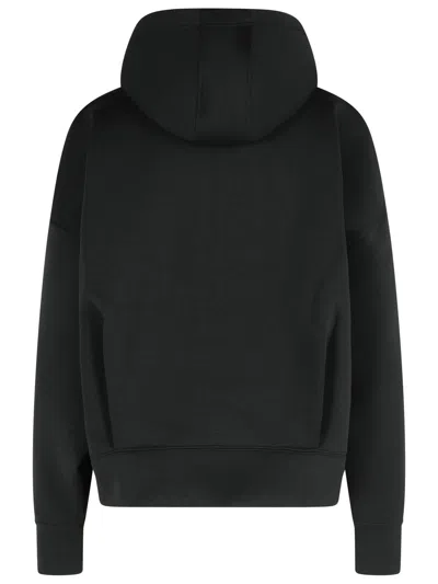 Adidas By Stella Mccartney Scuba Black Polyester Blend Sweatshirt In Black