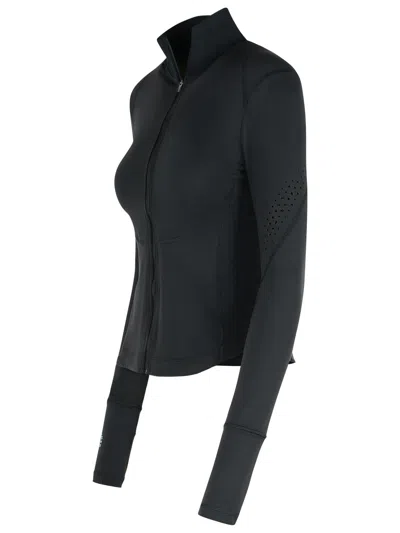 Adidas By Stella Mccartney Tpr Black Polyamide Blend Sweatshirt