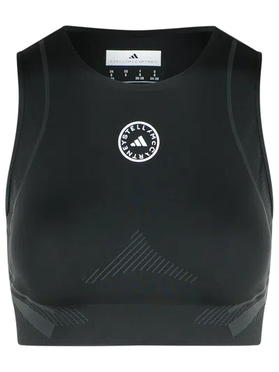Adidas By Stella Mccartney Logo-embellished Sleeveless Crop Top