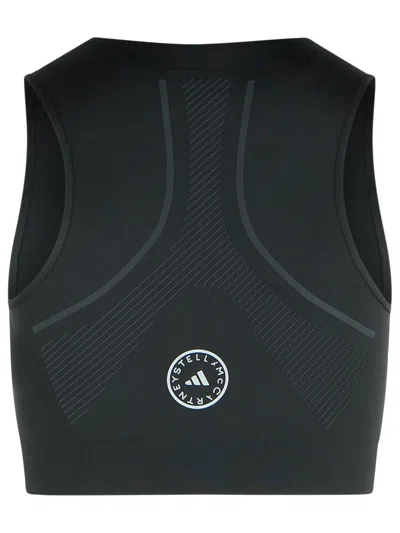 Adidas By Stella Mccartney Logo-embellished Sleeveless Crop Top