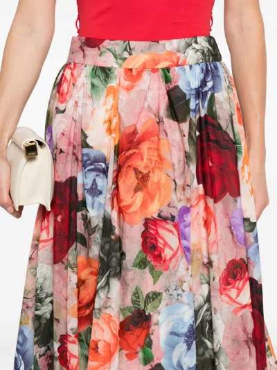 Alice And Olivia Alice + Olivia Nilda Maxi Skirt In Multi