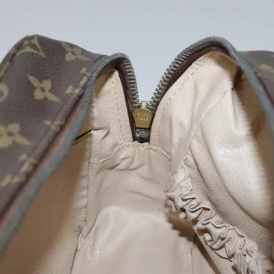 Pre-owned Louis Vuitton Trousse De Toilette Brown Canvas Clutch Bag ()
