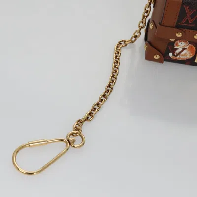 Pre-owned Louis Vuitton Trunk Brown Canvas Clutch Bag ()