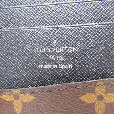 Pre-owned Louis Vuitton Zippy Wallet Vertical Brown Canvas Wallet  ()