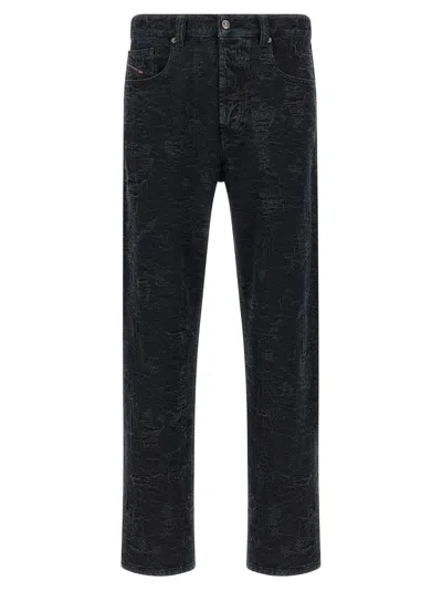 Diesel 2005 D-fining Tapered Jeans In Black