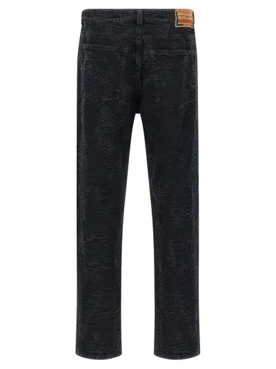 Diesel 2005 D-fining Tapered Jeans In Black