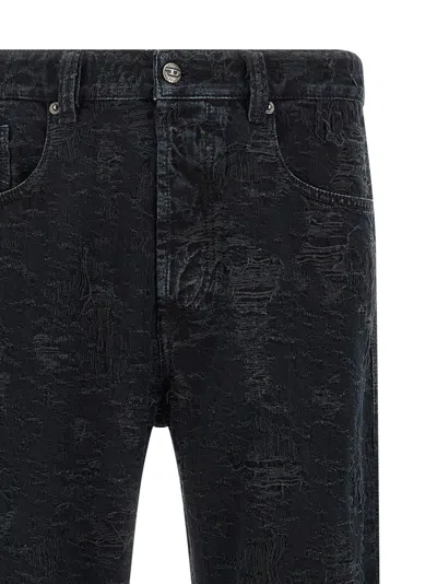 Diesel 2005 D-fining Tapered Jeans In Black