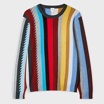 Paul Smith Wool And Cashmere Blend Sweater In Multi