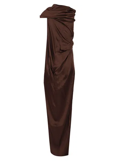 Rick Owens Athena Jackets Brown In Brown