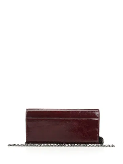 Roger Vivier Belle Vivier Wallet Chain Wallets Violet