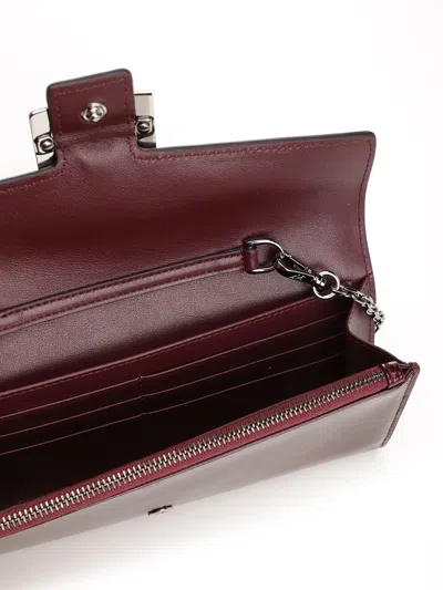 Roger Vivier Belle Vivier Wallet Chain Wallets Violet
