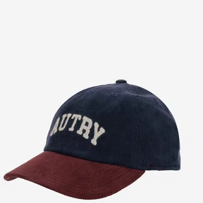 Autry Velvet Cap With Logo In Multi