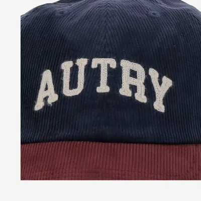 Autry Velvet Cap With Logo In Multi
