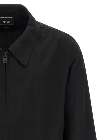 Y-3 Ref W Blouson Polyester And Wool Jacket In Black